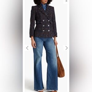 Veronica Beard Rumer Dickey Tweed Jacket. Size 6.